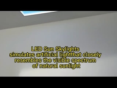 el panel artificial DIY 120X60 Multiscene vertical de la luz del sol del cielo azul del tragaluz 500W