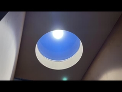 Transforma tu espacio con el faro solar redondo control inteligente de color y brillo