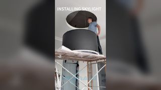 Instalación de tragaluz inteligente