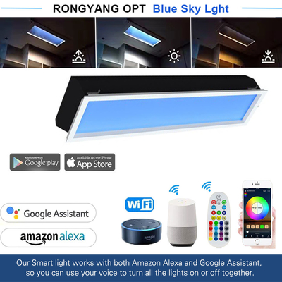 comprar Iluminación de tragaluz de ilusión moderna – Diseño ligero de 6.2 kg, brillo de más de 4000 lúmenes, control remoto y por aplicación, integración perfecta con el hogar inteligente a través de DALI-2 y Zigbee Fabricación en línea