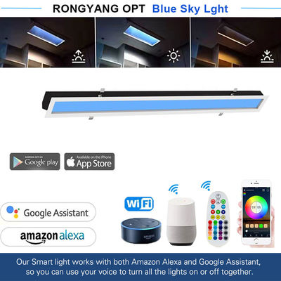 comprar Luz de techo de cielo inteligente de 40W luz realista de día control remoto / APP controlado voltaje global Fabricación en línea
