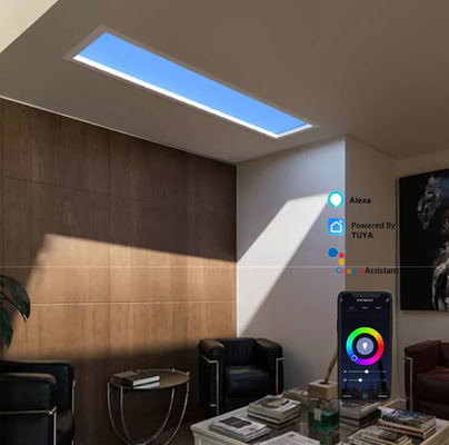 comprar 50 Watt Artificial LED Skylight 30x60 Zigbee Gateway RGB Colores cambiantes Fabricación en línea