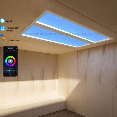 comprar Iluminación artificial LED de color blanco para instalación montada en la superficie y rango de temperatura 2100K-7500K en la oficina Fabricación en línea