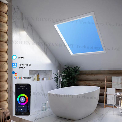 comprar CCT 6500K 1200x300 Tragaluz LED artificial DIY Tuya Alexa Control de voz Fabricación en línea
