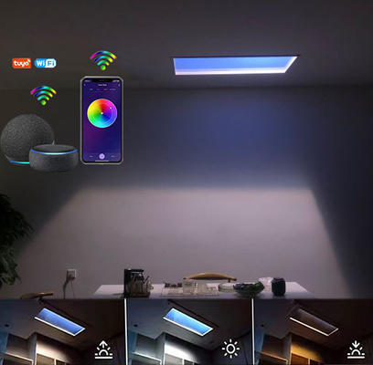 comprar Ritmo circadiano artificial del panel 110VAC de la luz del sol del CRI 90 6000lm para la oficina Fabricación en línea