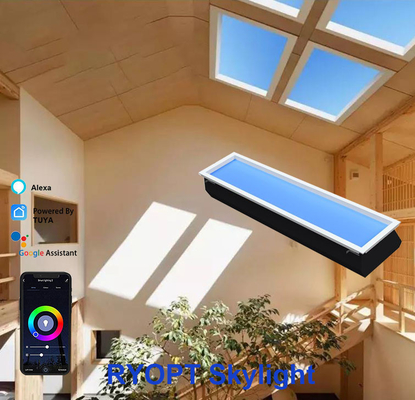 comprar Interior 110V 220V LED Techo Panel Luz 120X30 Tuya Alexa Control Fabricación en línea