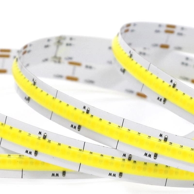 comprar Tira de luces LED COB para exteriores sin puntos Flexible IP65 2700-6500K 12V 24V Fabricación en línea