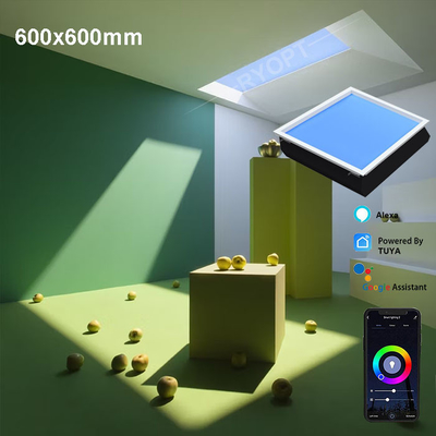 comprar Luz de panel de techo LED multifuncional, sensores incorporados, ajuste automático del brillo y la temperatura del color Fabricación en línea