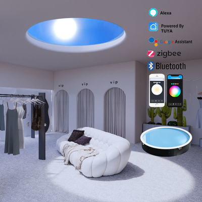 comprar Paneles de cielo abierto artificiales de 600 mm, panel LED de techo simula luz solar Fabricación en línea