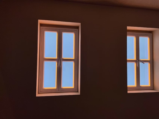 comprar Lámpara de tragaluz inteligente moderna con efecto de cielo azul, atenuación, control remoto, Google Assistant, fácil instalación Fabricación en línea