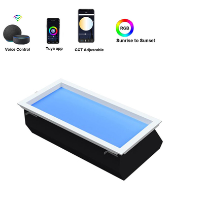 El tragaluz LED artificial del techo de ROHS imita la luz del sol empotrado 30x60 CCT 6500K