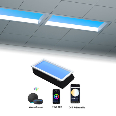 Ventana falsa, luz solar real: Panel de claraboya LED inteligente - Luz que mejora el estado de ánimo para espacios sin ventanas