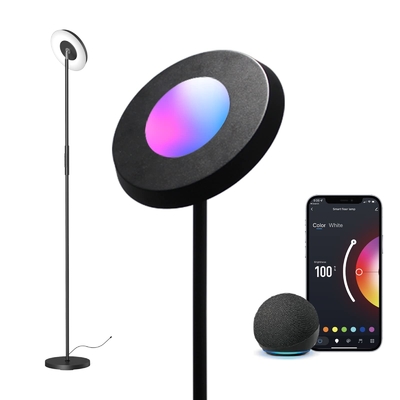 artículo multicolor de la lámpara de pie de la esquina de 24VDC LED RGB para el dormitorio