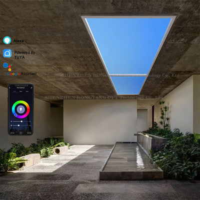 Lucernario LED Artificial Multiscene 12,6'' Empotrable 600x300 Tuya
