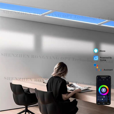 240W Smart LED Skylight Light con temperatura de color ajustable y control Tuya WiFi BT