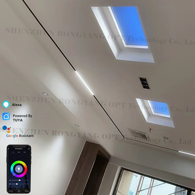 La luz artificial cuadrada del cielo del CCT 600x600, techo LED simula la luz del sol