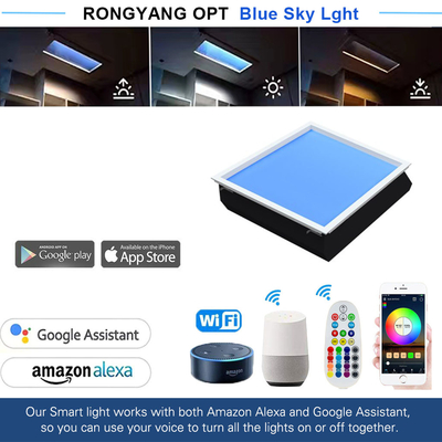 Comerciante LED Smart Blue Sky Light Proyector de luz artificial con dirección de luz ajustable