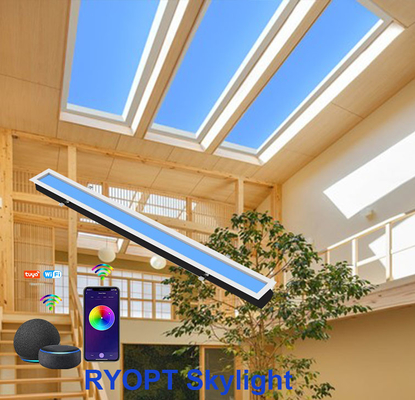 Tragaluz de luz diurna artificial realista multiescena 50HZ 1150x140x86mm 30 grados