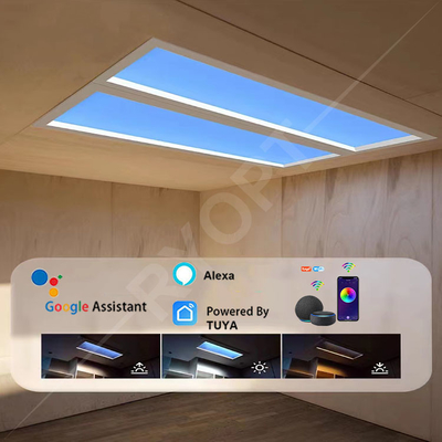 Tuya Wi-Fi Control Panel de luz LED 2100-7000K Temperatura de color 6000LM Flujo luminoso