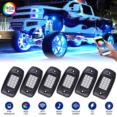 La roca del RGB Underglow a prueba de herrumbre enciende el artículo multipropósito para el barco