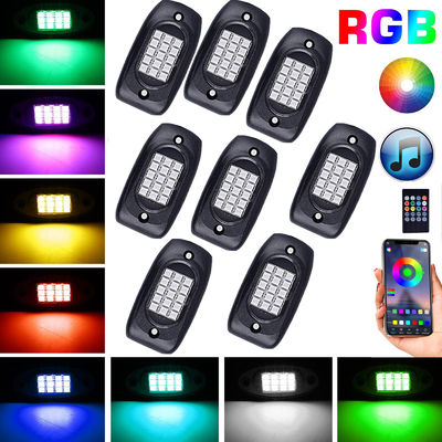Luces de roca inalámbricas ligeras con control remoto multiescena