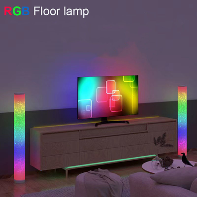 Control de aplicación de lámpara de pie de esquina RGB de pie regulable 44.5x14x14CM