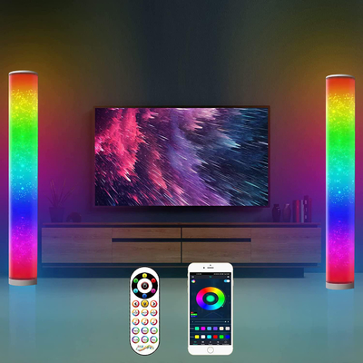 16 millones de colores que cambian la lámpara de pie de esquina RGB Smart WiFi Alexa Tuya Control