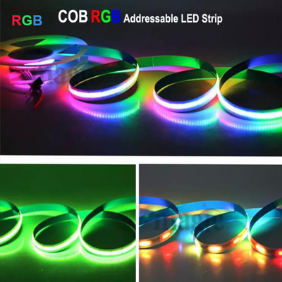 Luces de tira LED cambiantes del color práctico, tira RGB direccionable de Dimmable