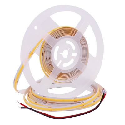 Ancho 8mm 10W COB LED Tira de luz DC24V 1000lm/M Blanco frío RA 90