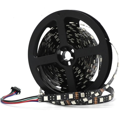 100 pies 50 pies al aire libre 5050 RGB LED tira impermeable 10 metros negro PCB