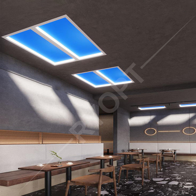 Simula luz natural y techo azul cielo lámparas de panel LED con larga vida útil de 50000 horas duradero
