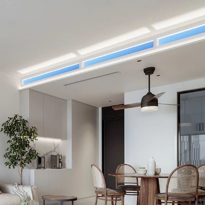 Panel de luz de techo LED con control remoto Lámpara CRI 95 115X14 50W
