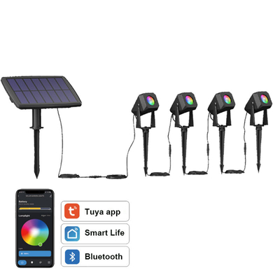 Focos de exterior de colores 85RA RGB Control remoto multiescena