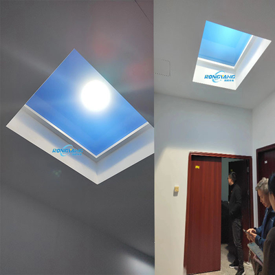 Panel de luz solar artificial de aleación de aluminio con fuente de luz LED para iluminación personalizada