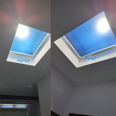 Gran faro solar artificial redondo de 4 pies que ofrece una simulación ajustable de la luz solar para una comodidad óptima