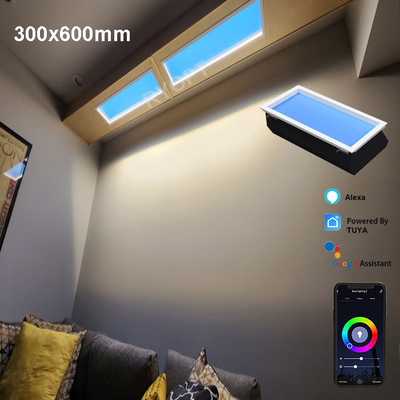2200K-7800K Gran faro LED artificial con Cct ajustable y soporte de control de voz