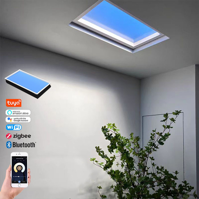 Falso tragaluz de la luz del día artificial que enciende CCT 6500K Dimmable Tuya Smart Wifi