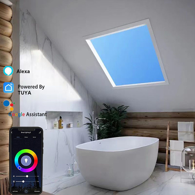 Rayleigh Dispersión LED Falsos paneles de luz de ventana 8000 lumen