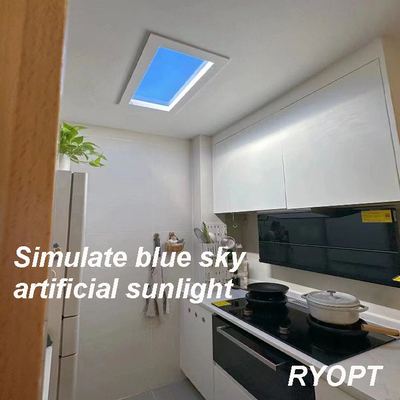 2 * 2ft 110V AC luz solar artificial claraboya, sin marco 600x600 panel de luz LED