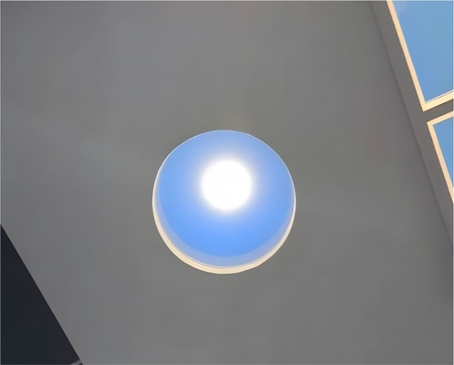 Luz de cielo artificial avanzada de forma redonda con fuente de luz constante y ajustable