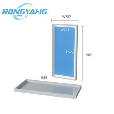 Temperatura de color 2100-7500K Panel de cielo LED Smart Skylight de techo    36mm delgado, 160W, fácil de instalar, luz natural del día
