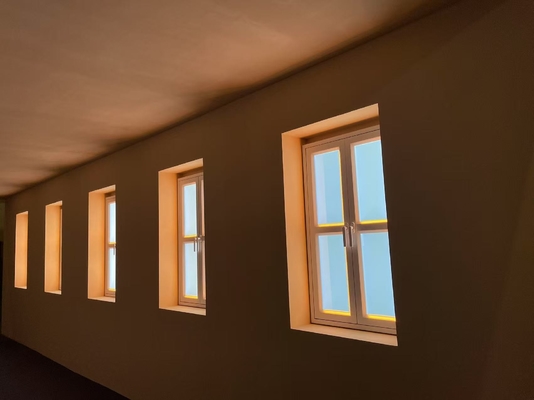 Luz de ventana inteligente para interiores con cielo natural, compatible con Alexa y Google, control remoto y aplicación