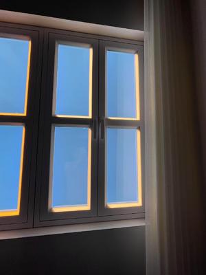 1200x600 Panel de luz falsa de ventana Luz azul del cielo Ritmo circadiano Luz natural del sol