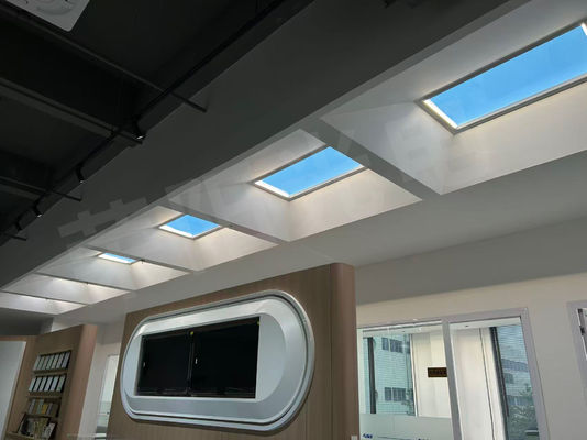 Iluminación de ritmo circadiano Panel de ventana falsa que ofrece color claro 2100-7500K Perfecto para mejorar la comodidad visual y el ambiente interior