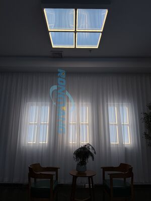Falsas luces de ventanas que ofrecen CRI RA 95 adecuadas para mejorar el ambiente en hoteles y restaurantes