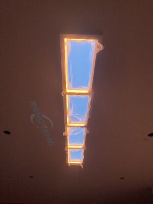 Luz de día artificial de montaje superficial con CRI >95 y vida útil de 50.000 horas para iluminación circadiana